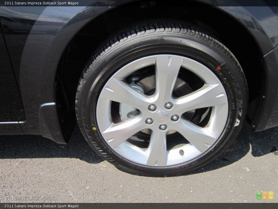2011 Subaru Impreza Outback Sport Wagon Wheel and Tire Photo #53577093