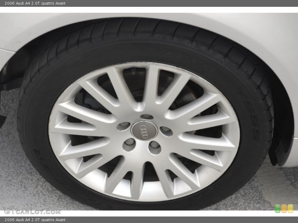 2006 Audi A4 2.0T quattro Avant Wheel and Tire Photo #53578197