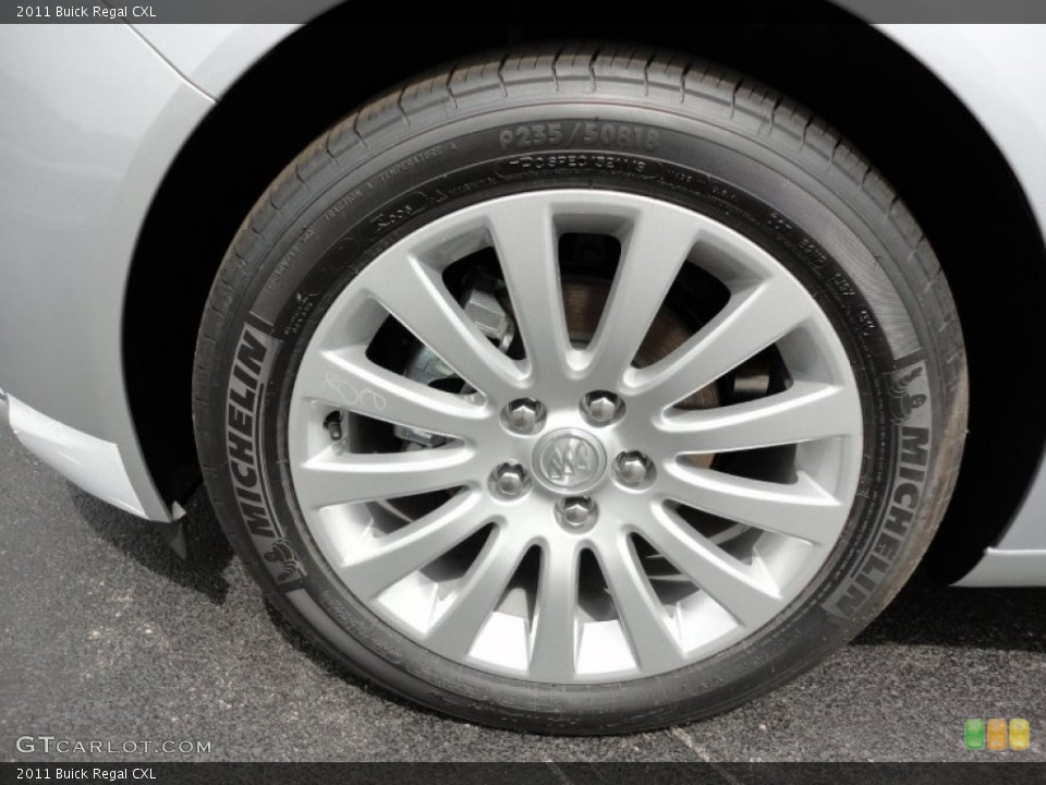 2011 Buick Regal CXL Wheel and Tire Photo #53578998