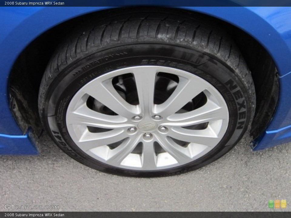 2008 Subaru Impreza WRX Sedan Wheel and Tire Photo #53579919