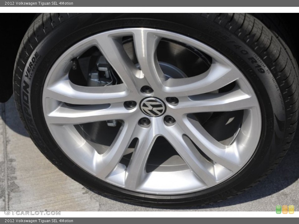 2012 Volkswagen Tiguan SEL 4Motion Wheel and Tire Photo #53583483