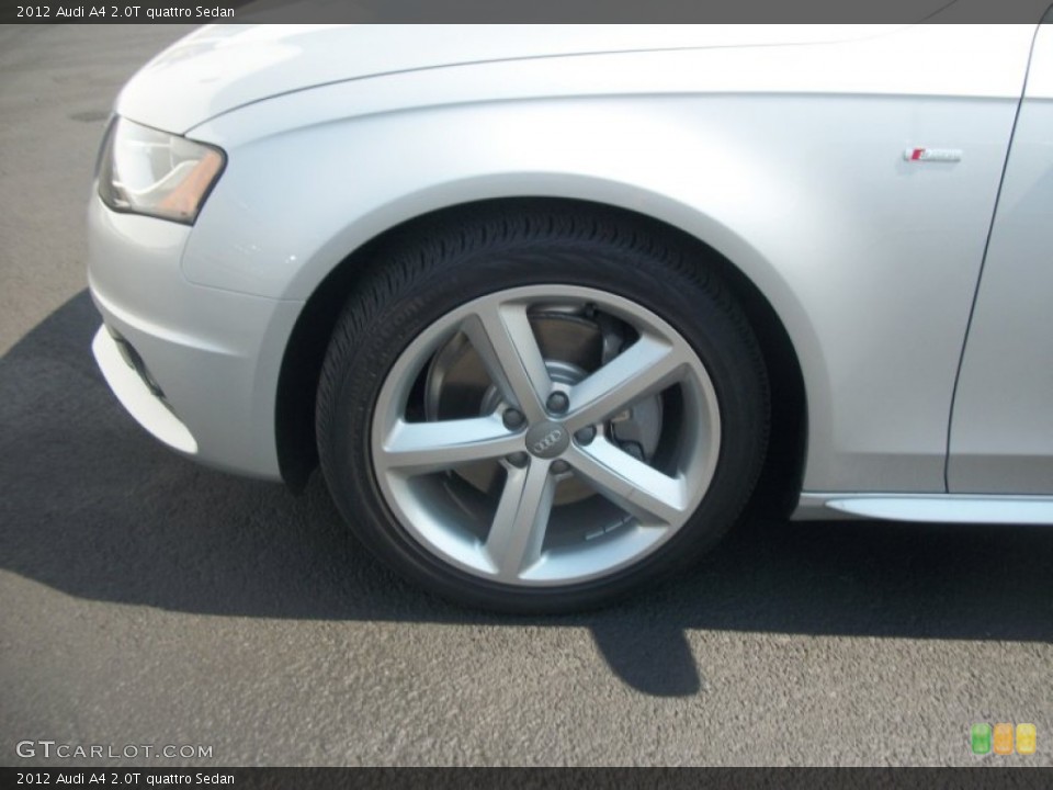 2012 Audi A4 2.0T quattro Sedan Wheel and Tire Photo #53584347