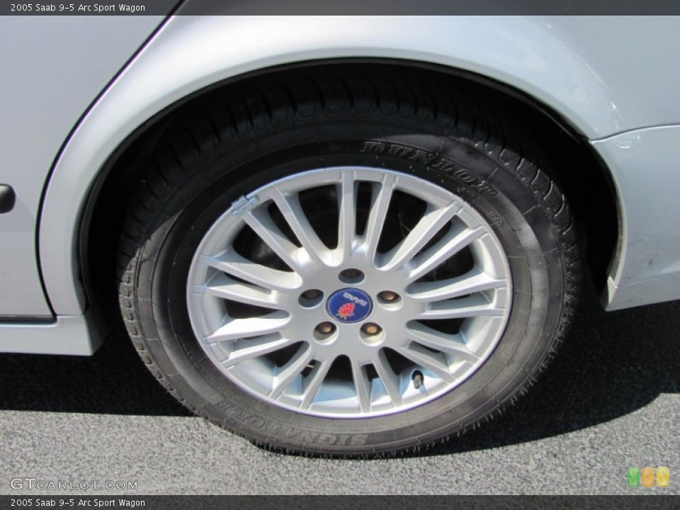 2005 Saab 9-5 Arc Sport Wagon Wheel and Tire Photo #53585731