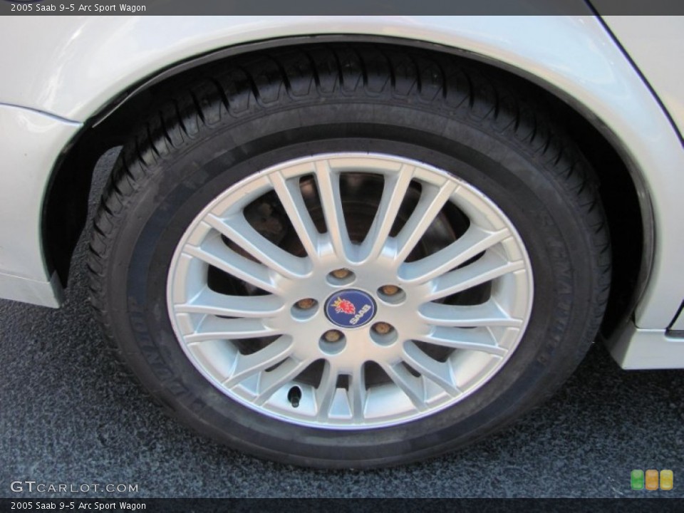 2005 Saab 9-5 Arc Sport Wagon Wheel and Tire Photo #53585791