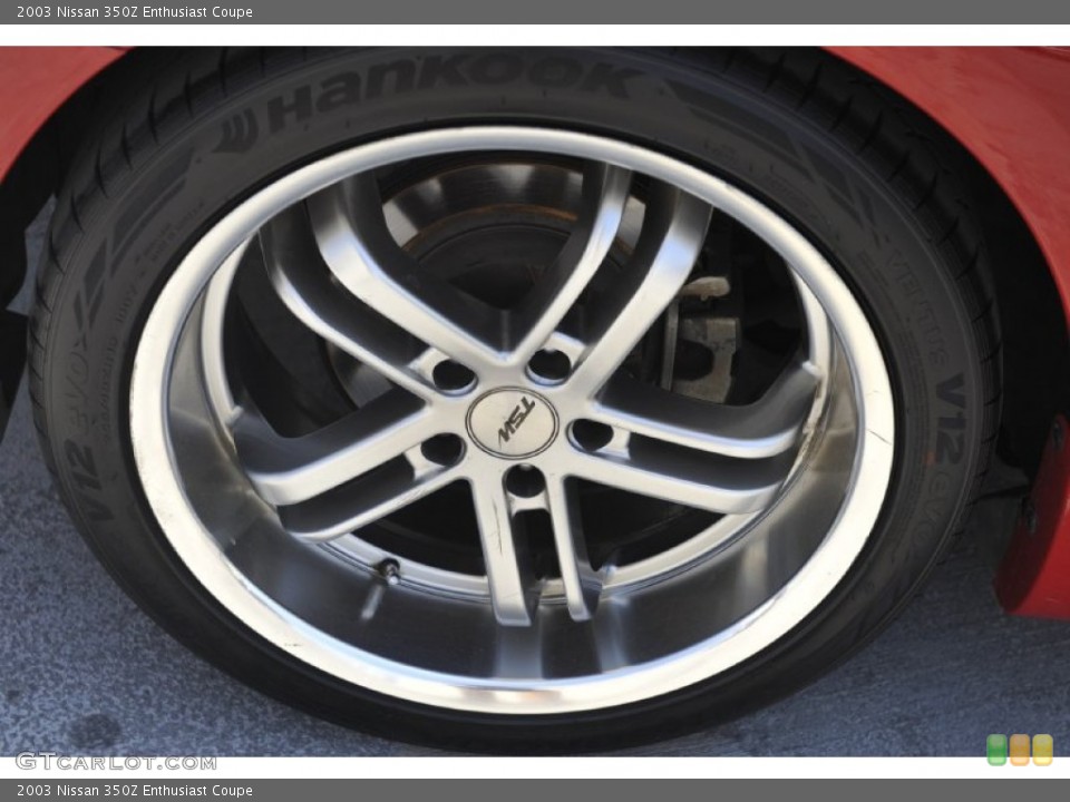 2003 Nissan 350Z Custom Wheel and Tire Photo #53585957