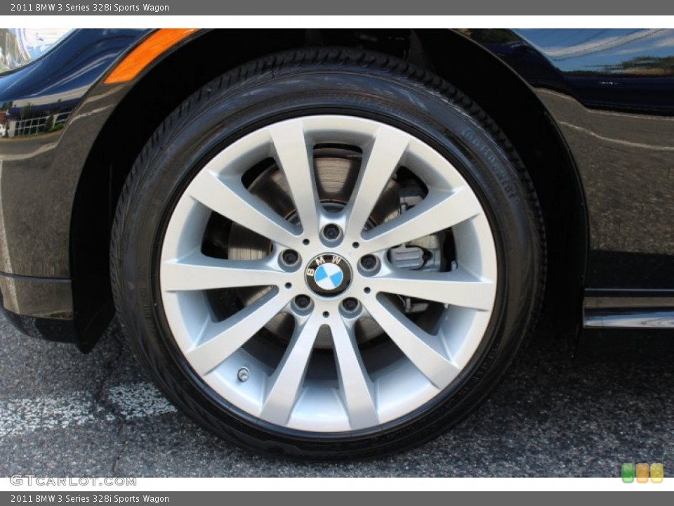 2011 BMW 3 Series 328i Sports Wagon Wheel and Tire Photo #53588320