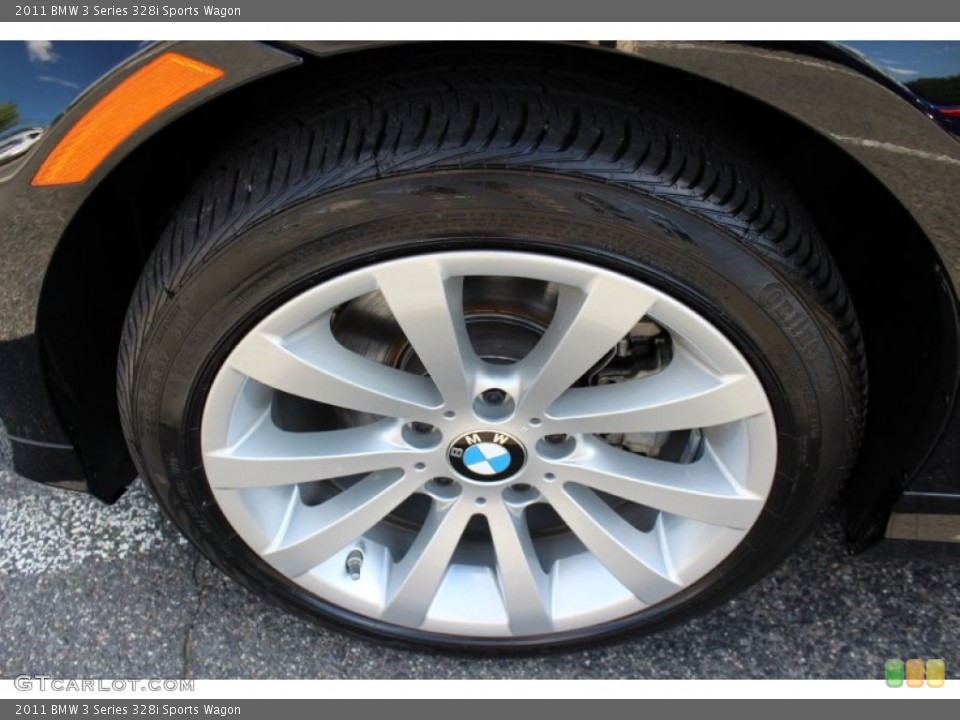 2011 BMW 3 Series 328i Sports Wagon Wheel and Tire Photo #53588332