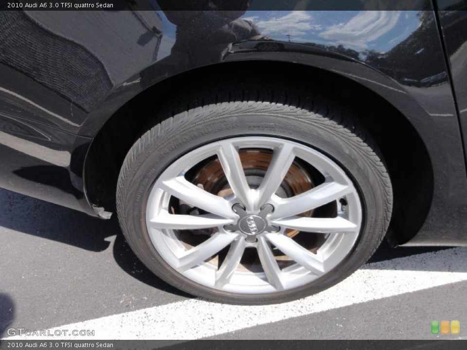 2010 Audi A6 3.0 TFSI quattro Sedan Wheel and Tire Photo #53591845
