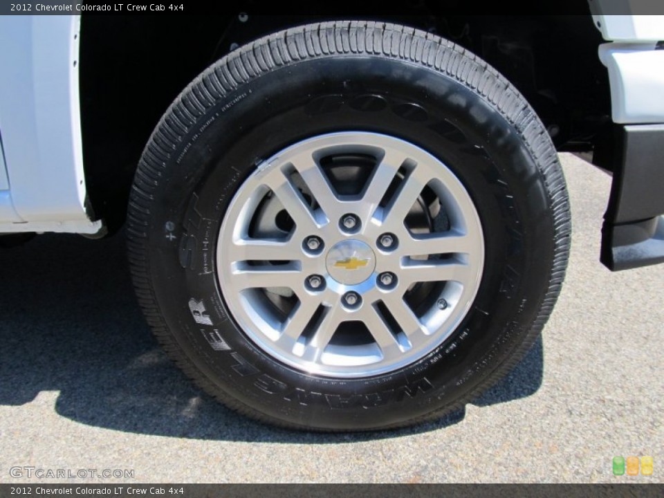 2012 Chevrolet Colorado LT Crew Cab 4x4 Wheel and Tire Photo #53594685