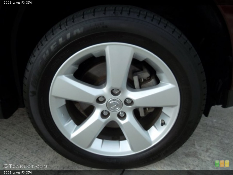 2008 Lexus RX 350 Wheel and Tire Photo #53598624