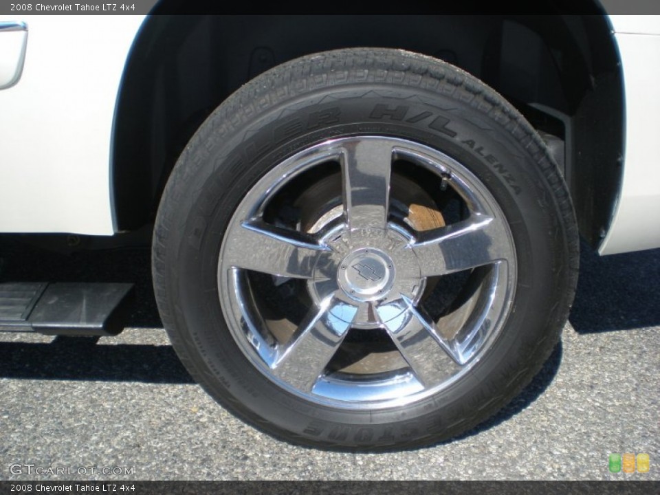 2008 Chevrolet Tahoe LTZ 4x4 Wheel and Tire Photo #53600088