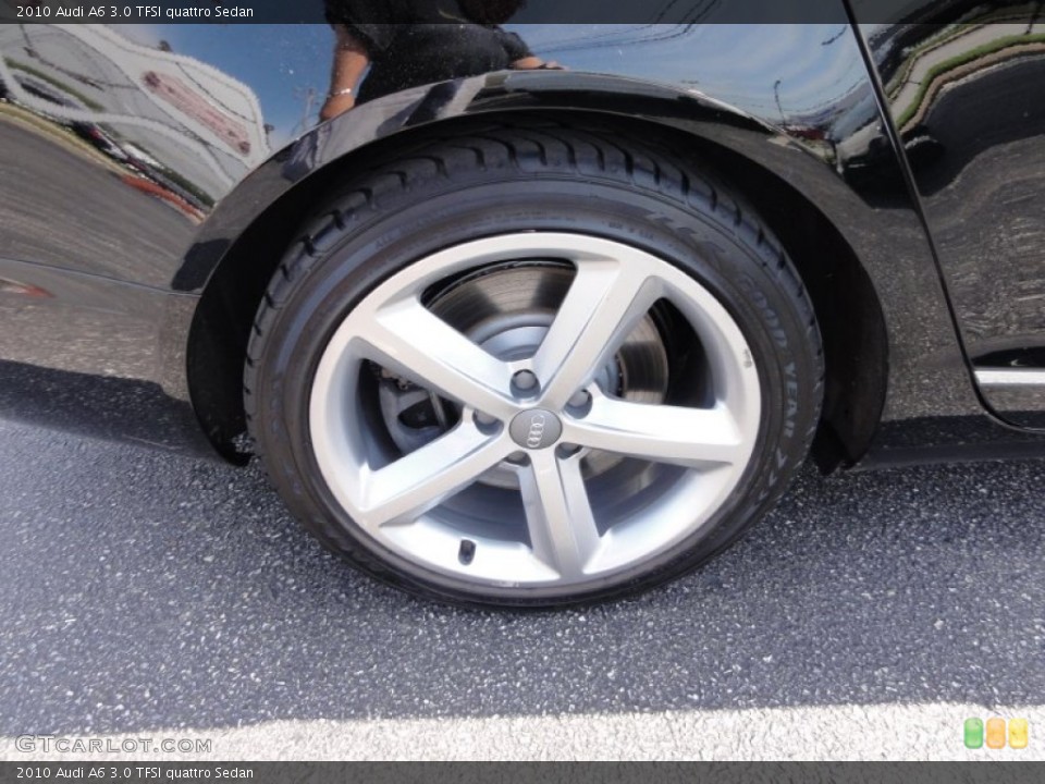 2010 Audi A6 3.0 TFSI quattro Sedan Wheel and Tire Photo #53602297