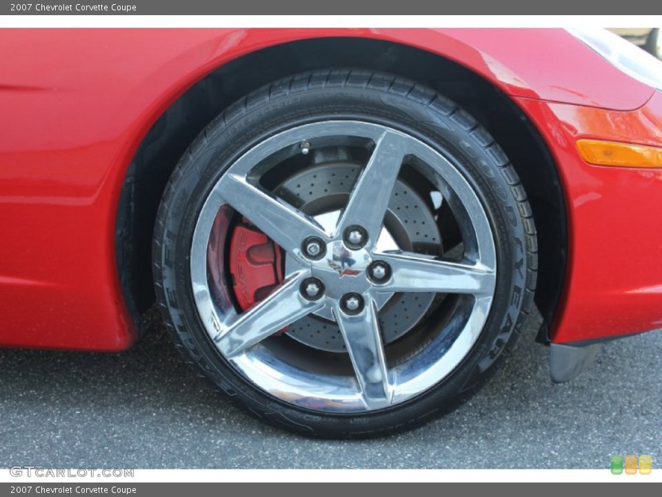 2007 Chevrolet Corvette Coupe Wheel and Tire Photo #53602842