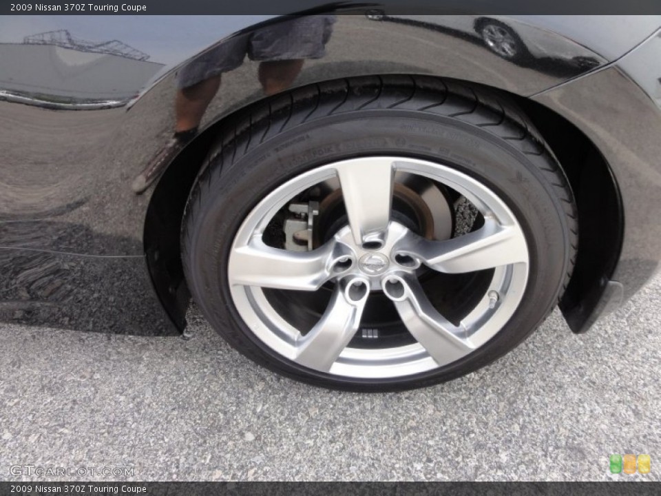 2009 Nissan 370Z Touring Coupe Wheel and Tire Photo #53605425