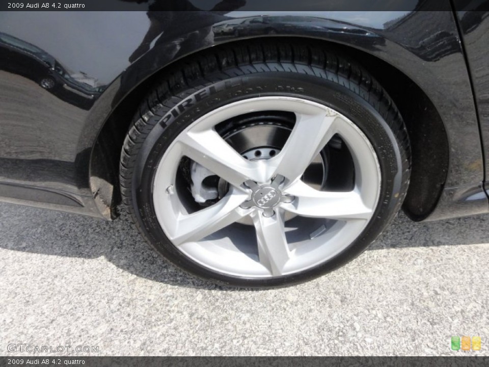 2009 Audi A8 4.2 quattro Wheel and Tire Photo #53606769