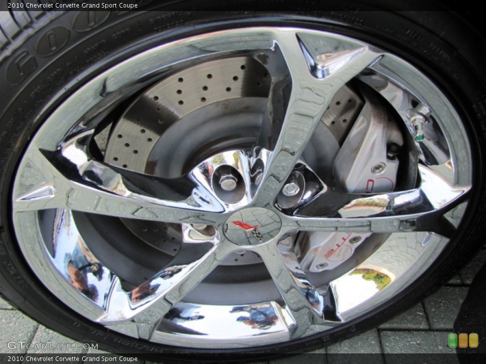 2010 Chevrolet Corvette Grand Sport Coupe Wheel and Tire Photo #53610100