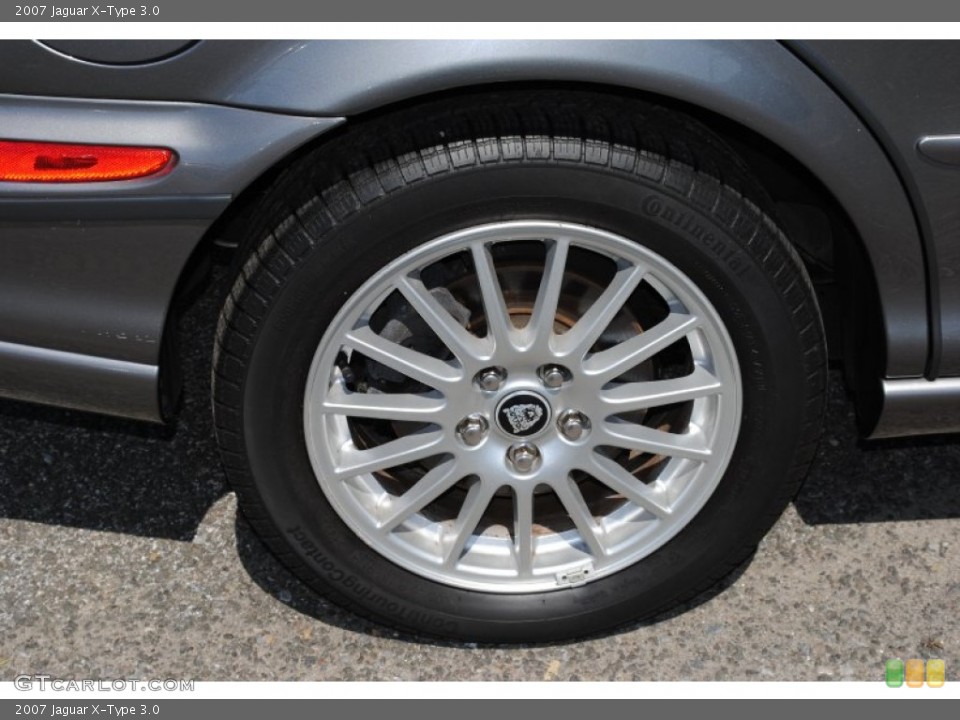 2007 Jaguar X-Type 3.0 Wheel and Tire Photo #53610402