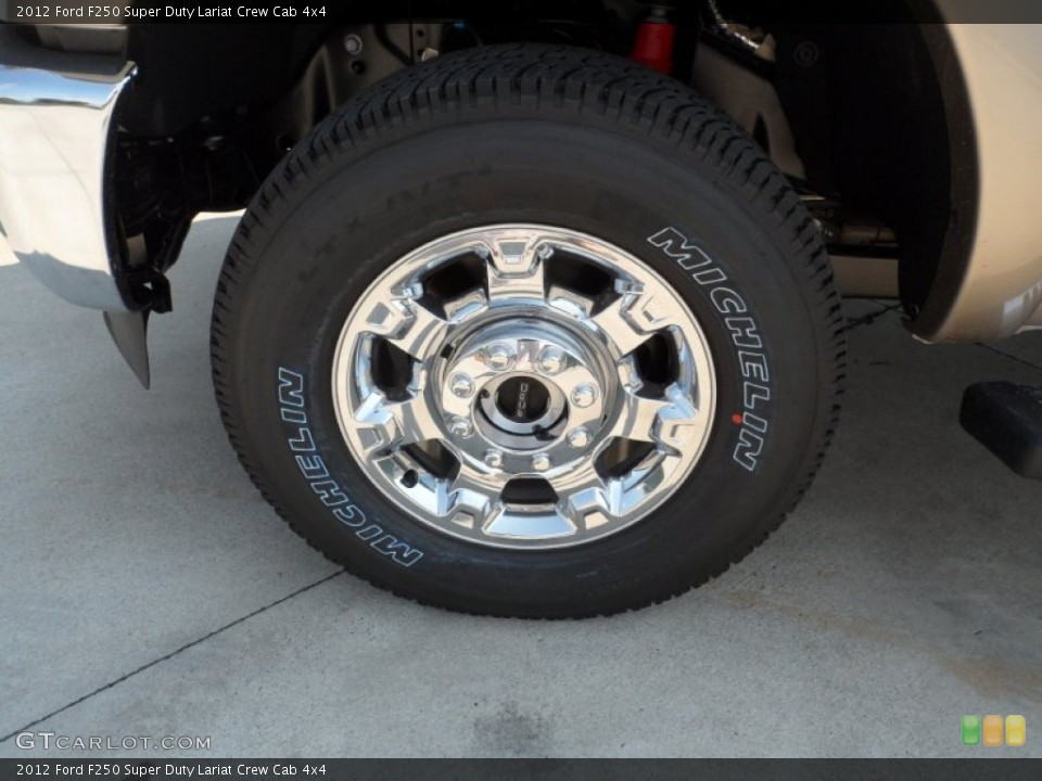 2012 Ford F250 Super Duty Lariat Crew Cab 4x4 Wheel and Tire Photo #53610573