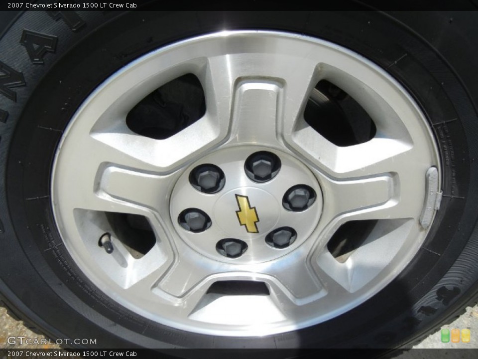 2007 Chevrolet Silverado 1500 LT Crew Cab Wheel and Tire Photo #53612148