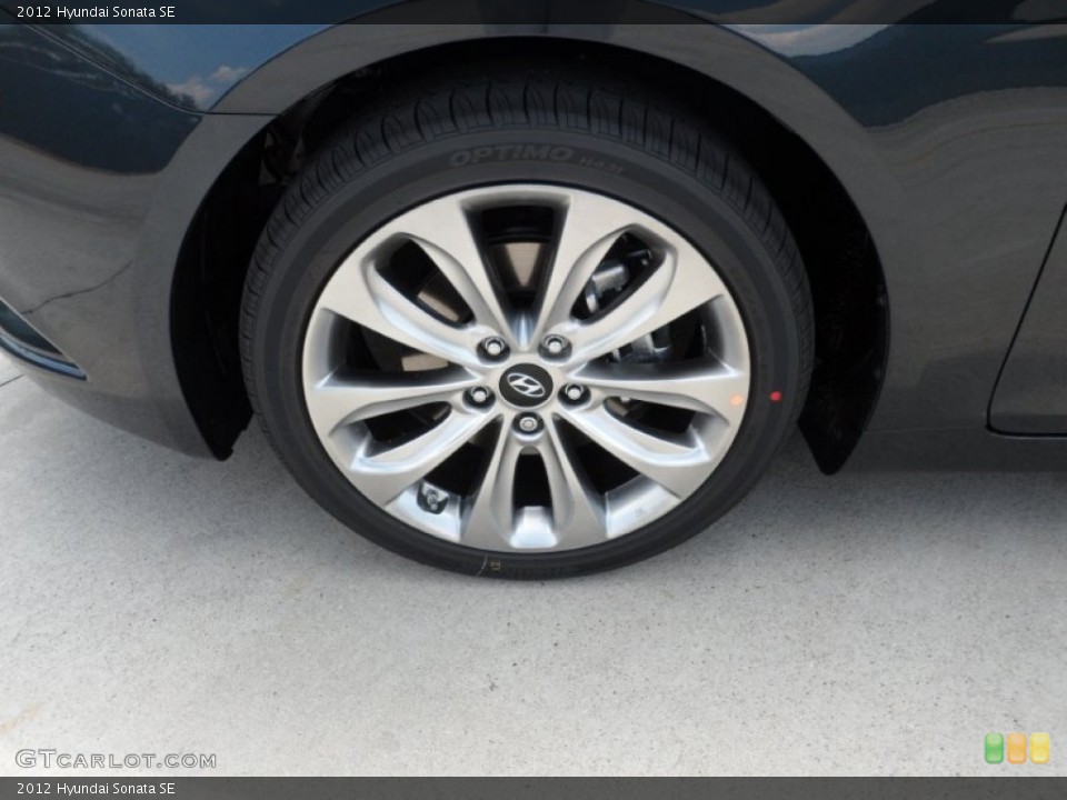 2012 Hyundai Sonata SE Wheel and Tire Photo #53612637