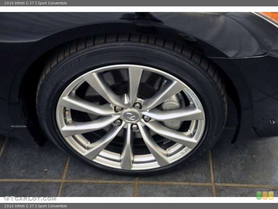 2010 Infiniti G 37 S Sport Convertible Wheel and Tire Photo #53617181