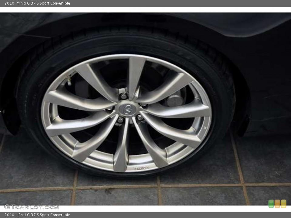 2010 Infiniti G 37 S Sport Convertible Wheel and Tire Photo #53617194