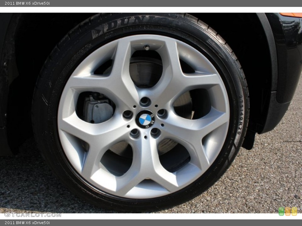 2011 BMW X6 xDrive50i Wheel and Tire Photo #53617596