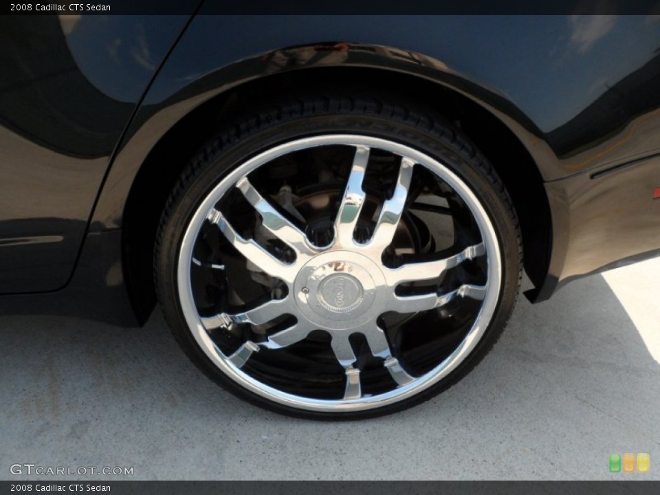 2008 Cadillac CTS Custom Wheel and Tire Photo #53620440