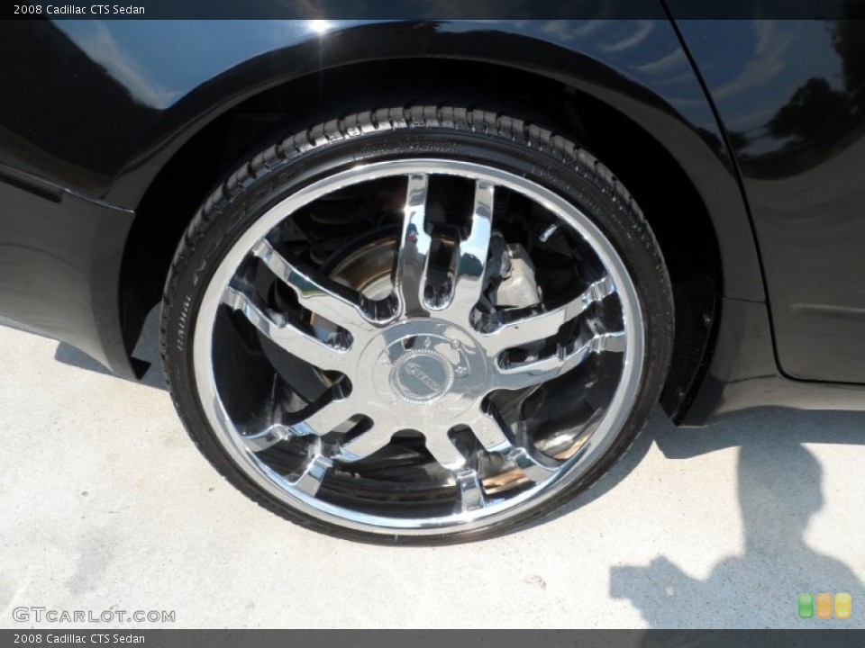 2008 Cadillac CTS Custom Wheel and Tire Photo #53620443