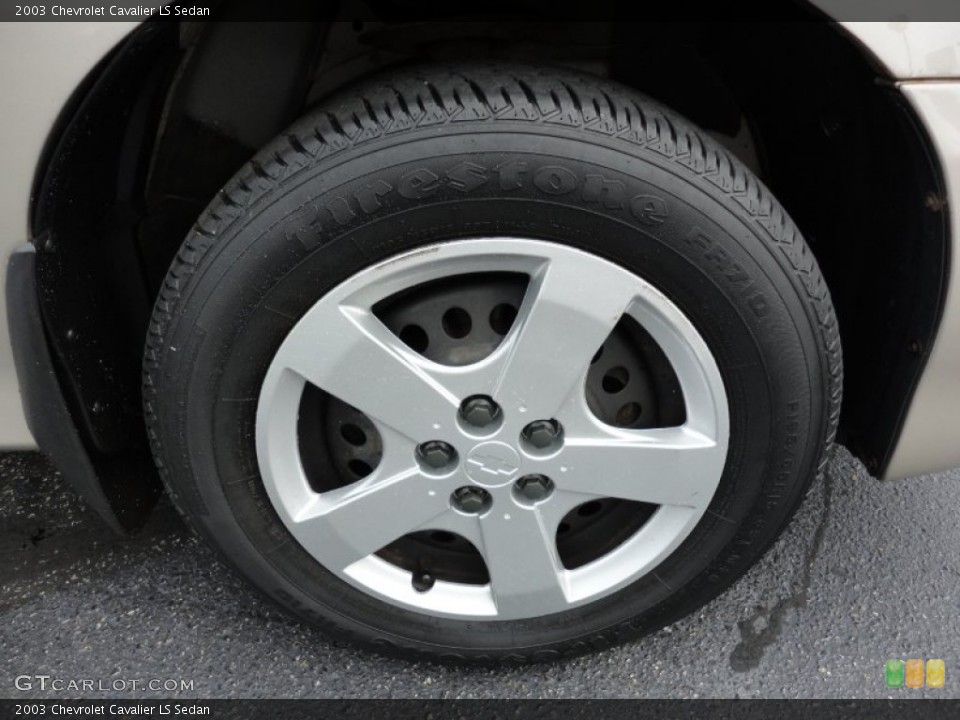 2003 Chevrolet Cavalier LS Sedan Wheel and Tire Photo #53626980