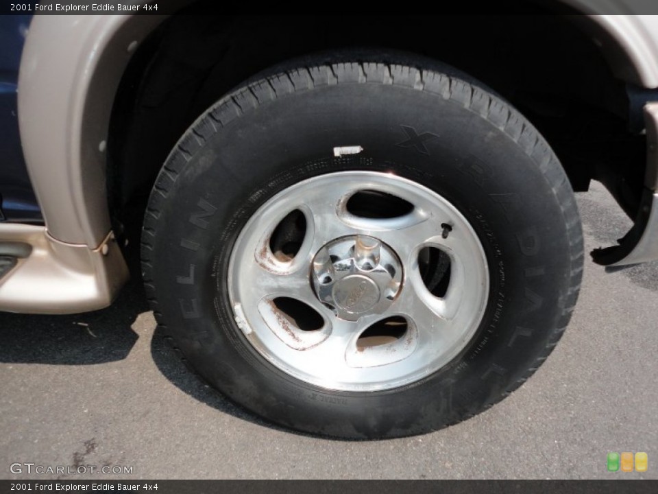 2001 Ford Explorer Eddie Bauer 4x4 Wheel and Tire Photo #53627236