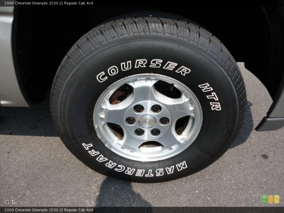 2000 Chevrolet Silverado 1500 LS Regular Cab 4x4 Wheel and Tire Photo #53627490