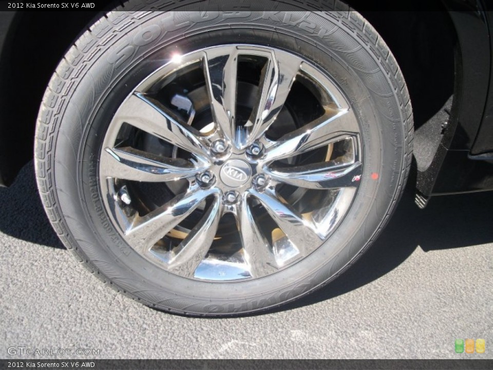 2012 Kia Sorento SX V6 AWD Wheel and Tire Photo #53629559