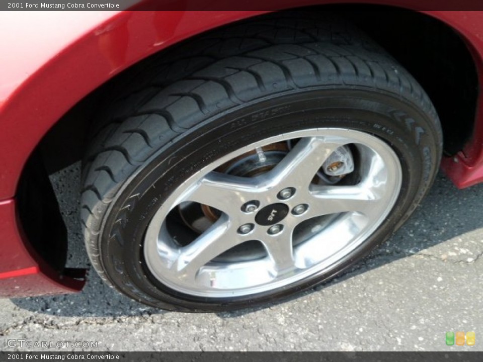 2001 Ford Mustang Cobra Convertible Wheel and Tire Photo #53634302