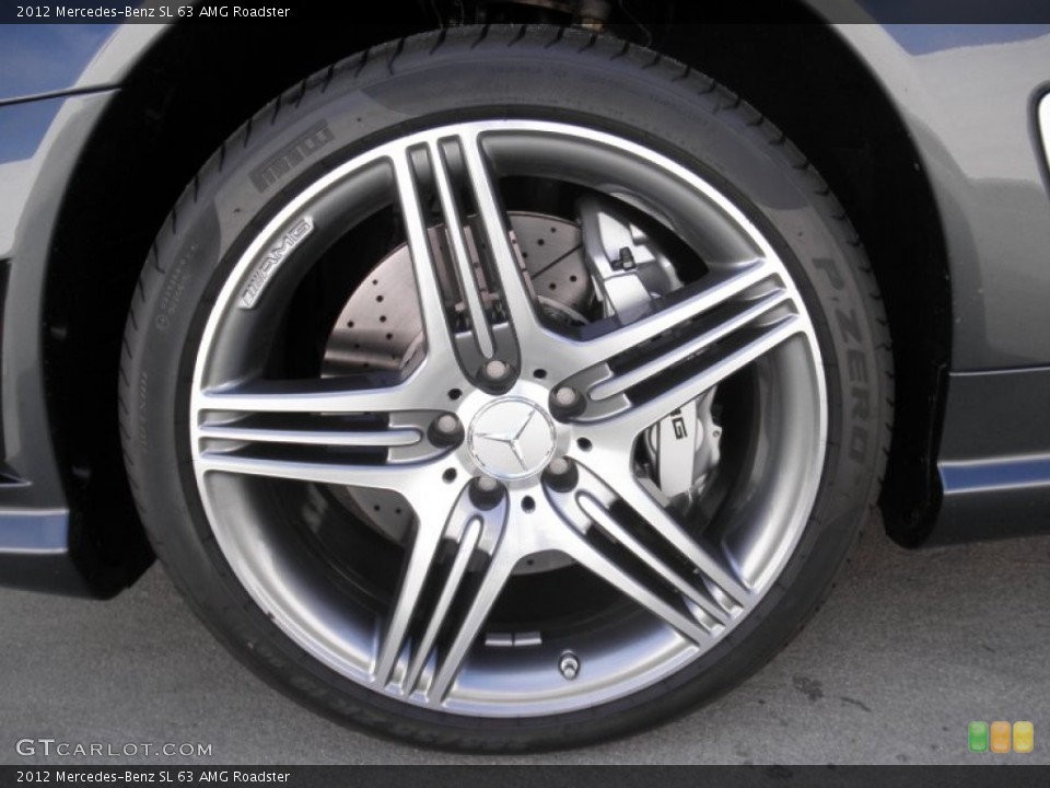 2012 Mercedes-Benz SL 63 AMG Roadster Wheel and Tire Photo #53648730