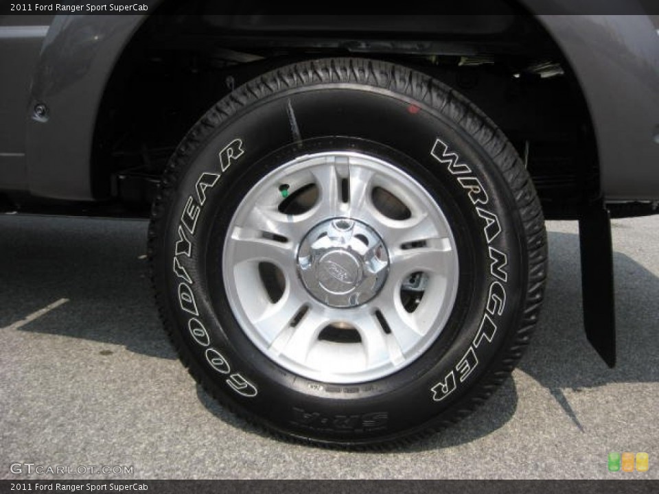 2011 Ford Ranger Sport SuperCab Wheel and Tire Photo #53650053