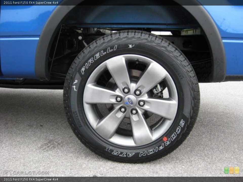 2011 Ford F150 FX4 SuperCrew 4x4 Wheel and Tire Photo #53650581