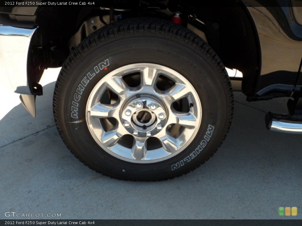 2012 Ford F250 Super Duty Lariat Crew Cab 4x4 Wheel and Tire Photo #53652029