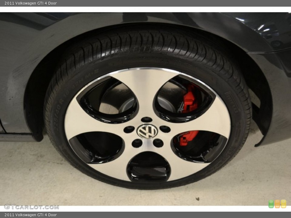 2011 Volkswagen GTI 4 Door Wheel and Tire Photo #53652263