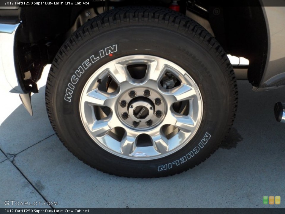 2012 Ford F250 Super Duty Lariat Crew Cab 4x4 Wheel and Tire Photo #53652641
