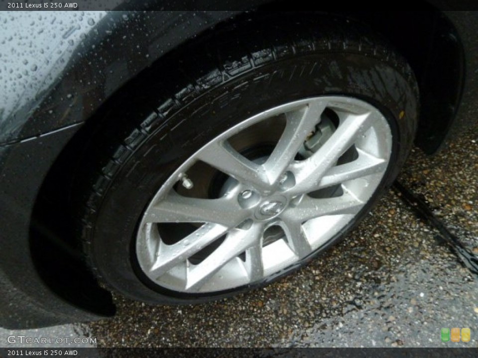 2011 Lexus IS 250 AWD Wheel and Tire Photo #53654834