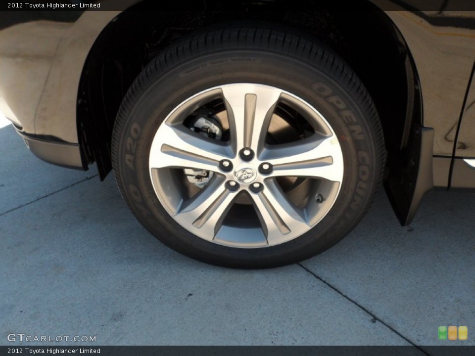 2012 Toyota Highlander Limited Wheel and Tire Photo #53655578