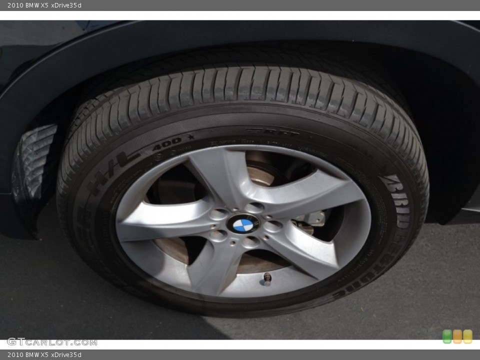 2010 BMW X5 xDrive35d Wheel and Tire Photo #53656200
