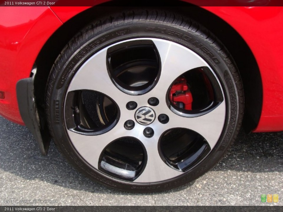 2011 Volkswagen GTI 2 Door Wheel and Tire Photo #53657215