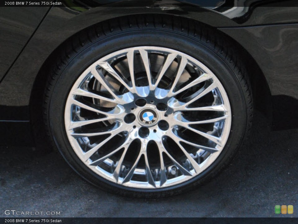 2008 BMW 7 Series Custom Wheel and Tire Photo #53659445