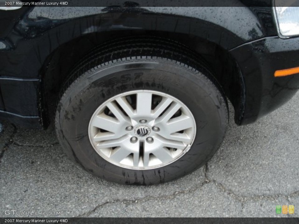 2007 Mercury Mariner Luxury 4WD Wheel and Tire Photo #53659925