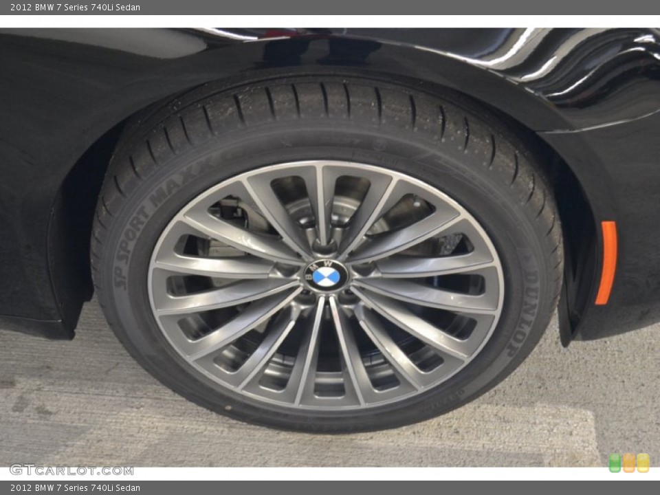 2012 BMW 7 Series 740Li Sedan Wheel and Tire Photo #53661067