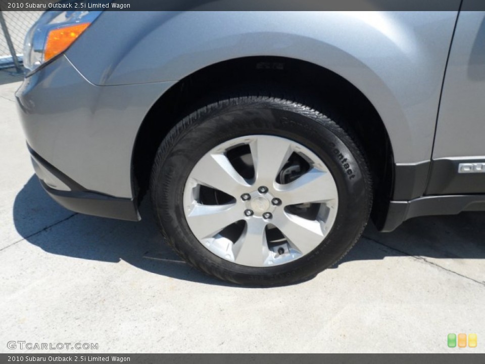 2010 Subaru Outback 2.5i Limited Wagon Wheel and Tire Photo #53665127