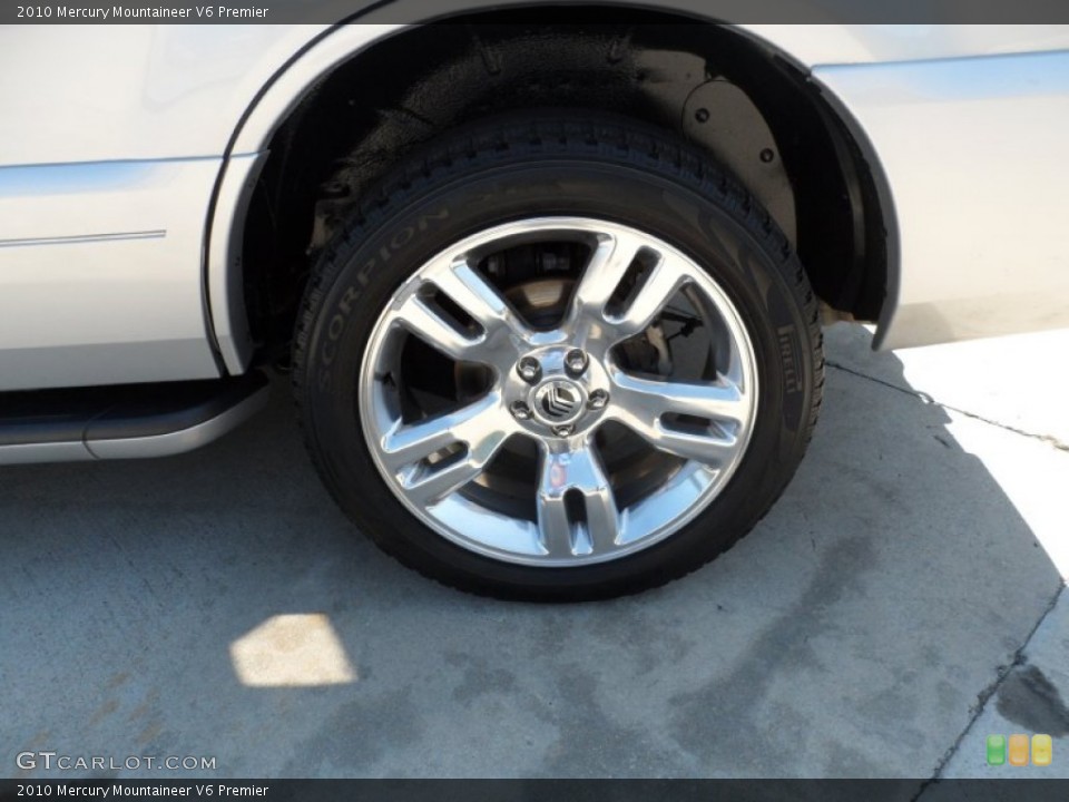 2010 Mercury Mountaineer V6 Premier Wheel and Tire Photo #53665274