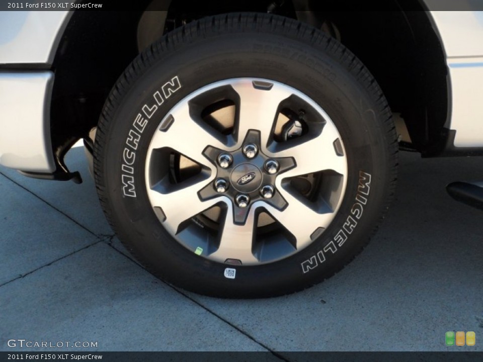 2011 Ford F150 XLT SuperCrew Wheel and Tire Photo #53673752